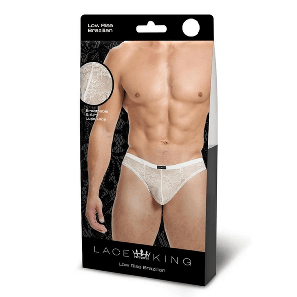 BoyzTown Lace King White Lace Bikini S/M