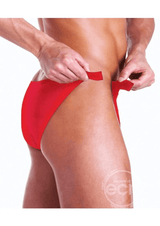 BoyzTown Fundies Rip It Off Red Bikini