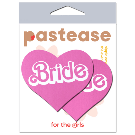 'Bride' Doll Pasties Pink Iconic Heart