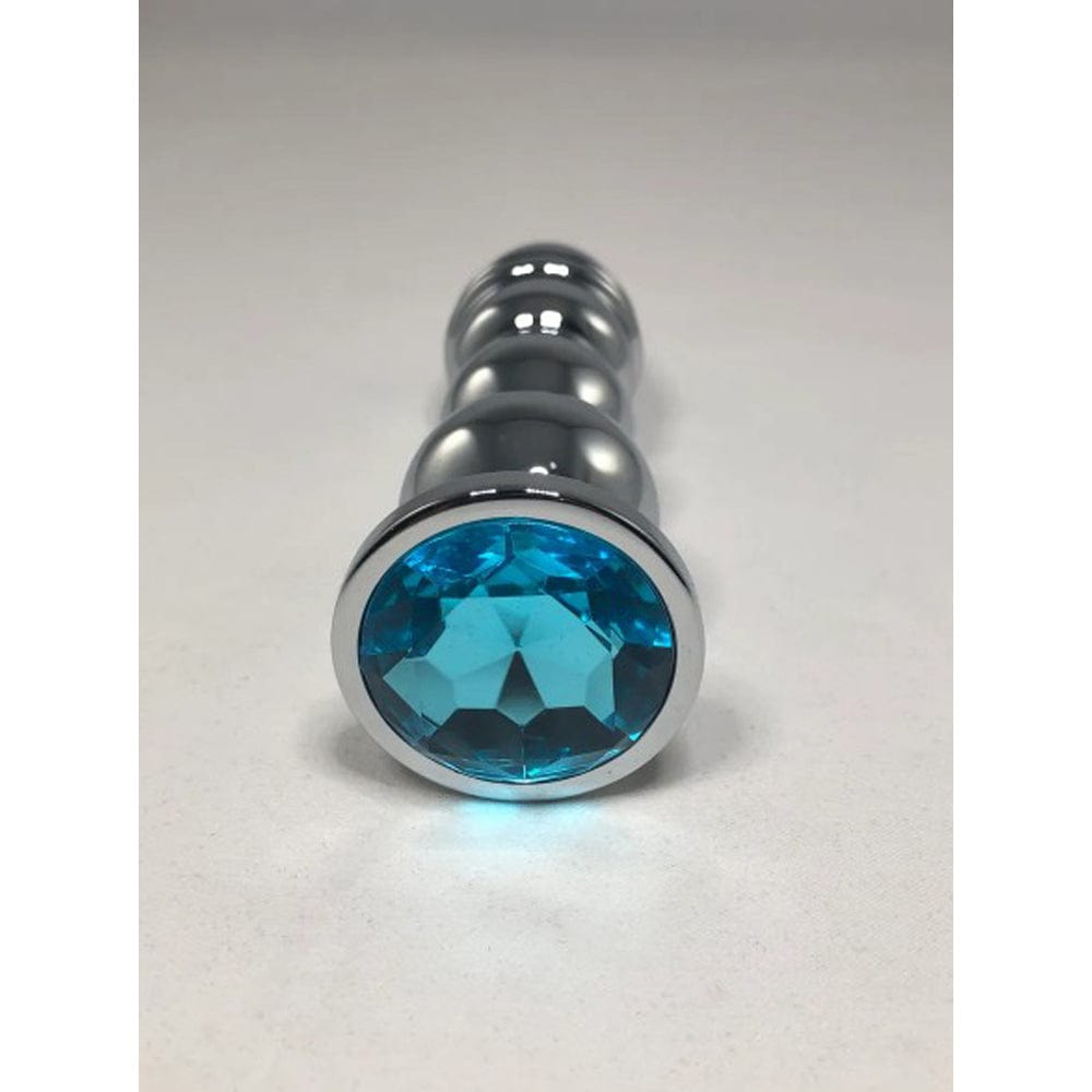 Butt Plug Bud Bullet - Large with Blue Gem