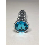 Butt Plug Bud Bullet - Large with Blue Gem