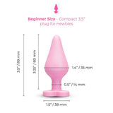 Butties b-Mine Heart Base Silicone Butt Plug