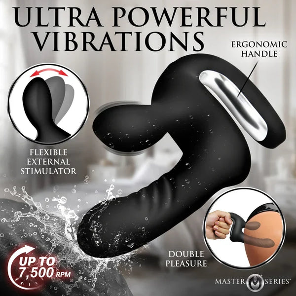 Thrust Pounder Thrusting Silicone Vibrator