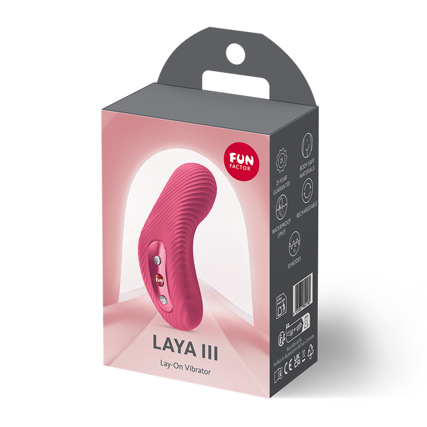Fun Factory Laya III Red Lay-On Vibrator