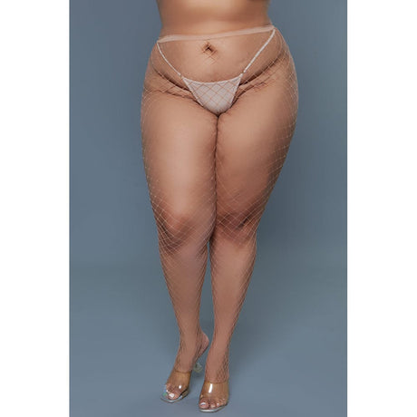 Can't Back Down Pantyhose - Nude - Queen