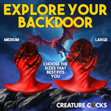 Creature Cocks Dragonspawn Silicone Butt Plug - Large