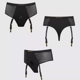 HARNESS LINGERIE IDYLLE - S - BLACK