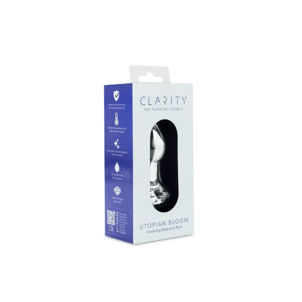 Clarity - Glass Dildo - Utopian Bloom