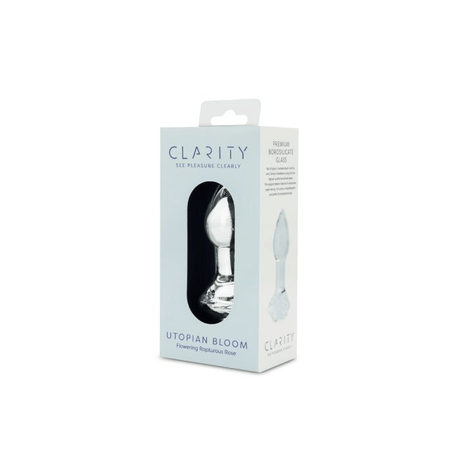 Clarity - Glass Dildo - Utopian Bloom