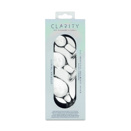 Clarity - Glass Dildo - Utopian Trinity
