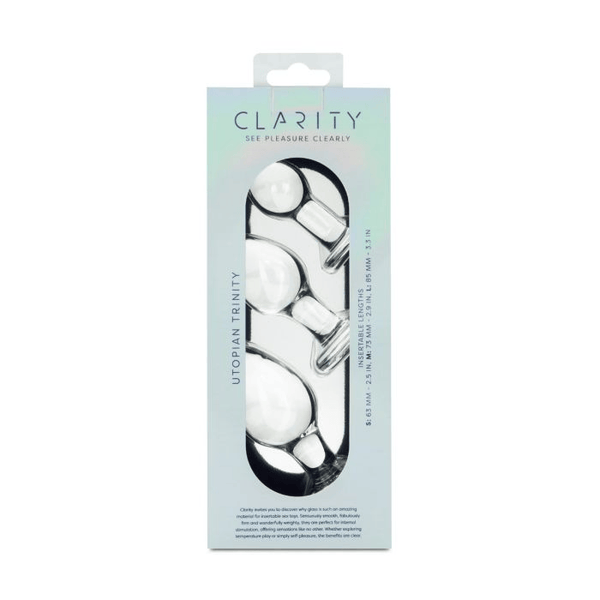 Clarity - Glass Dildo - Utopian Trinity