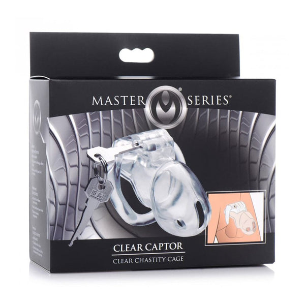 Clear Captor Chastity Cage - Medium