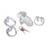 Clear Captor Chastity Cage - Medium