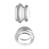 Clear Plunger Silicone Nipple Suckers Large