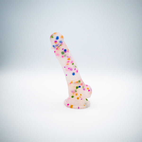 Cock-A-Palooza Confetti Silicone Dildo