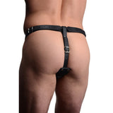 Cock Ring Harness w/ Silicone Anal Plug