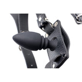 Cock Ring Harness w/ Silicone Anal Plug