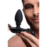 Cock Ring Harness w/ Silicone Anal Plug