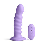 Colours - Ribbed - 6" Vibrating - Purple