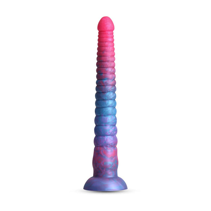 Colours Stacked 12 inch Dildo Pink Blue