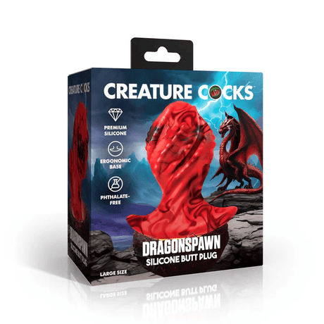 Creature Cocks Dragonspawn Silicone Butt Plug - Large