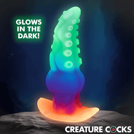 Creature Cocks Glowtopus Glow-in-the-Dark Silicone Anal Plug