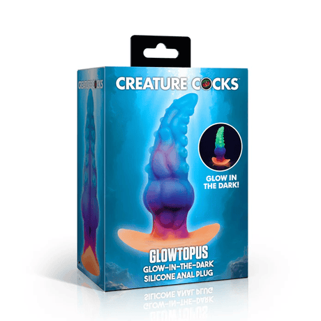Creature Cocks Glowtopus Glow-in-the-Dark Silicone Anal Plug