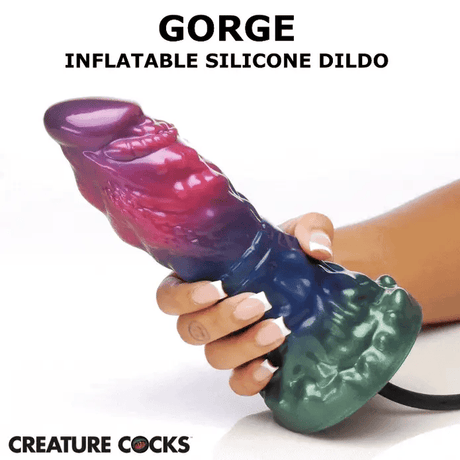 Creature Cocks Gorge Alien Inflatable Silicone Dildo