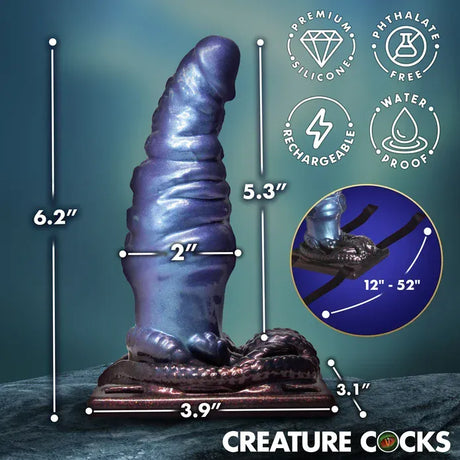 Creature Cocks Lord Neptune Vibrating Silicone Grinder
