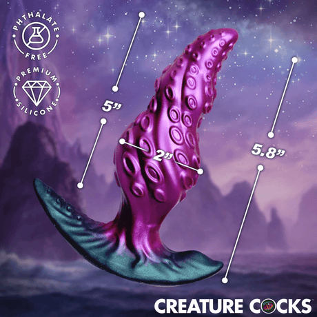 Creature Cocks Octo-Twist Silicone Anal Plug