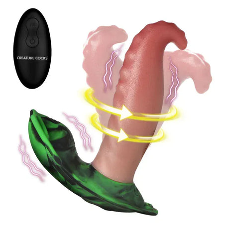 Creature Cocks Tongue Twister Panty Vibe with Harness