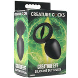 Creature Eye Green Eye Silicone Butt Plug - Small