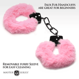Cuffed in Fur Furry Handcuffs - Pink