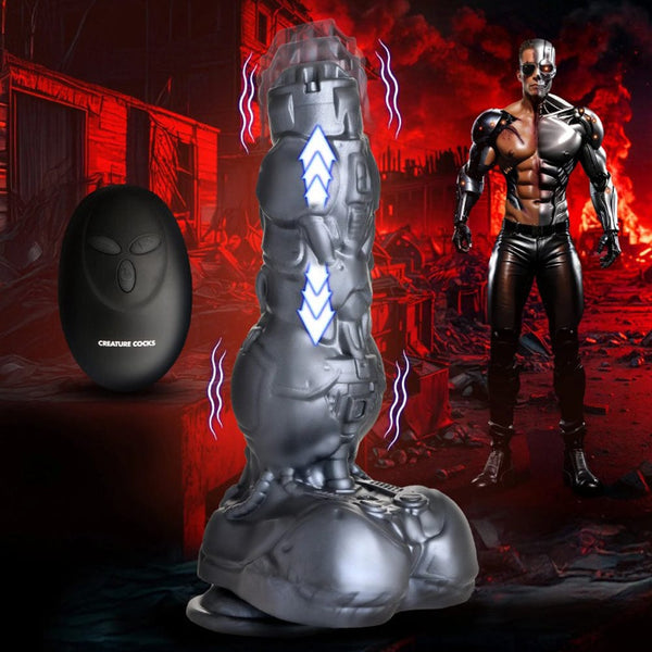 Cyborg Cock Thrusting & Vibrating Dildo