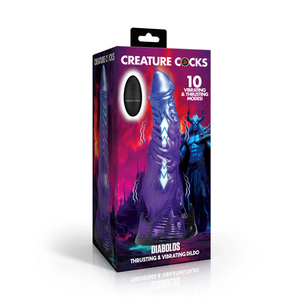Diabolos Thrusting & Vibrating Dildo