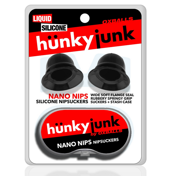 Hünkyjunk NANO NIPS Black Silicone Nipple Suckers