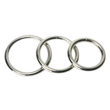 MS Trine Steel Ring Set