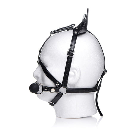 Dark Horse Pony Head Harness with Silicone Bit