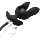 Dark Pearl Inflatable Vibrating Butt Plu