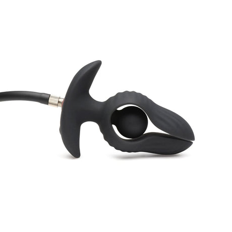 Dark Pearl Inflatable Vibrating Butt Plu