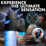 Zeus Anal Plug & Head Teaser E-Stim Kit w/ remote