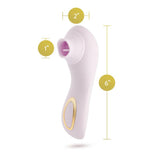 Delice - Fleur - Clitoral, Fluttering & Suction Personal Massager