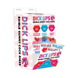 Dick Lips Edible Gummy Rings 21pc disp.