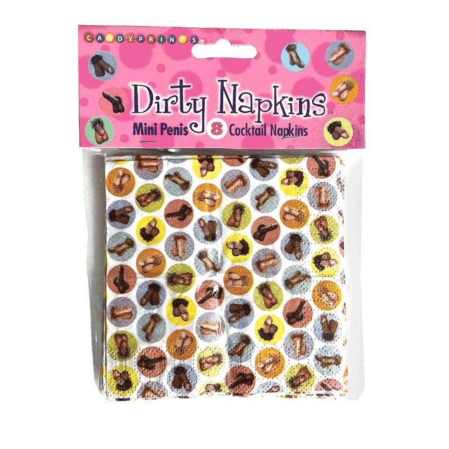 Dirty Penis Napkins 2ply - 8pc