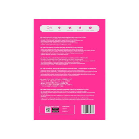 Discreet Lush Anal Vibrator - App Controlled