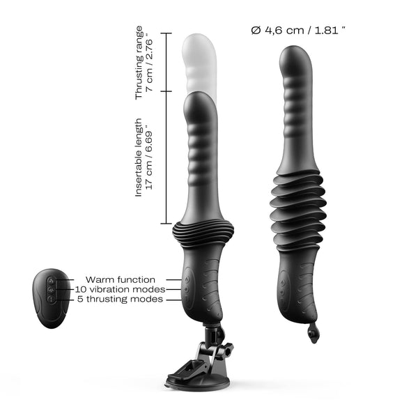 Dorcel Deep Orgasm Warming Thrusting Vibrator