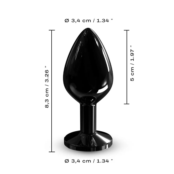 Dorcel Diamond Anal Plug Black M