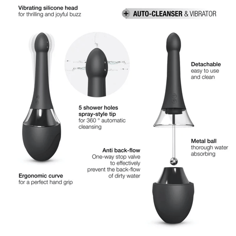 Dorcel Douche Mate Pro: Automatic Anal Douche & Vibrator