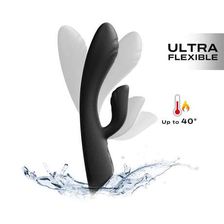 Dorcel Flexi Rabbit Vibrator - Black