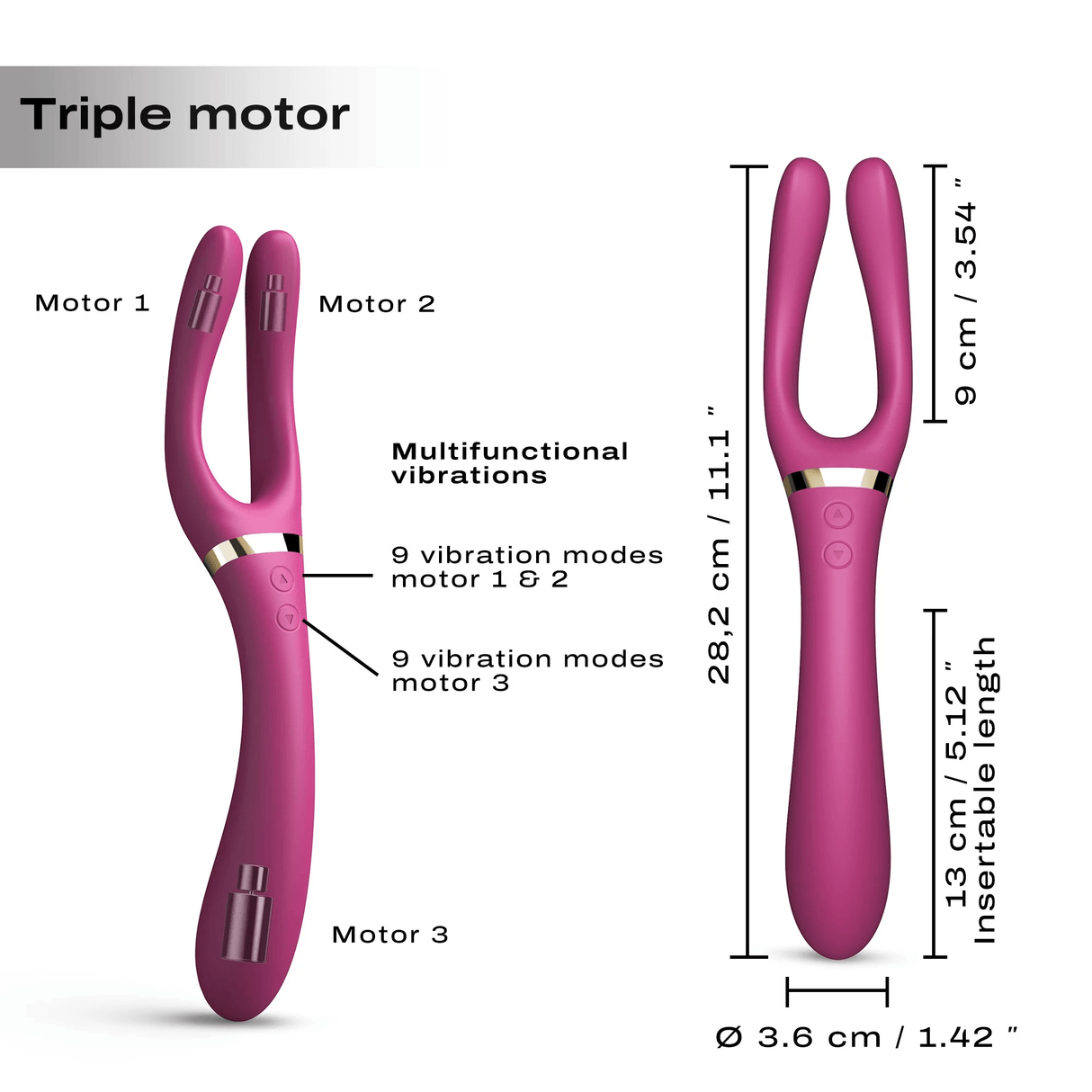 Dorcel Infinite Joy Plum - Clitoral & Other Erogenous Zones Stimulator